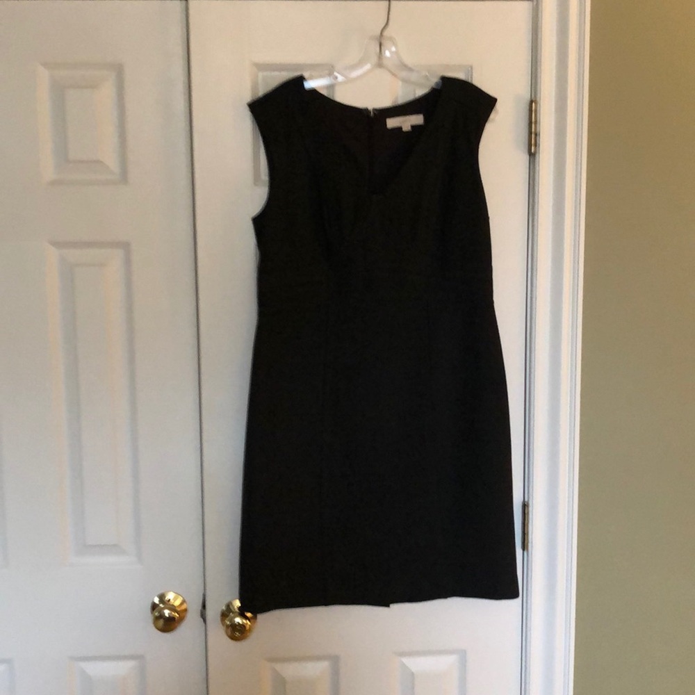 Charcoal gray loft wool dress